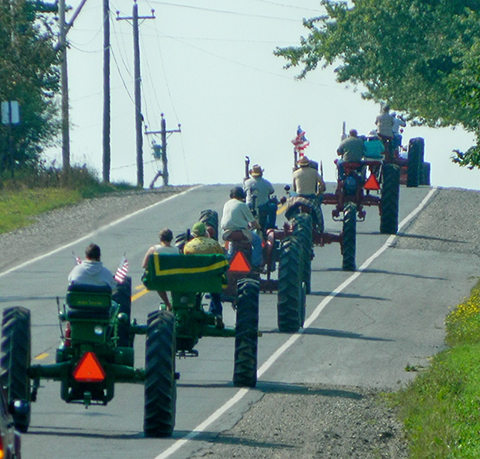 Annual Tractor Trek Parade Annual Tractor Trek Parade